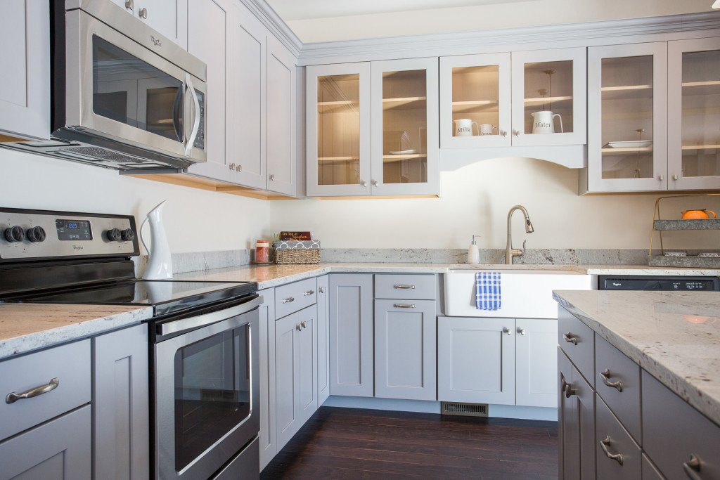 Kitchen with Many Shades of Grey  